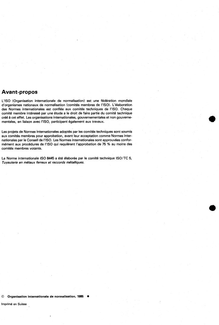 ISO 8445:1985 ISO 8445:1985 - Pipework — Double overlap flexible metal hoses (asbestos packing, leakproof, circular section, in protected carbon steel)
Released:9/26/1985 - Page 2 preview