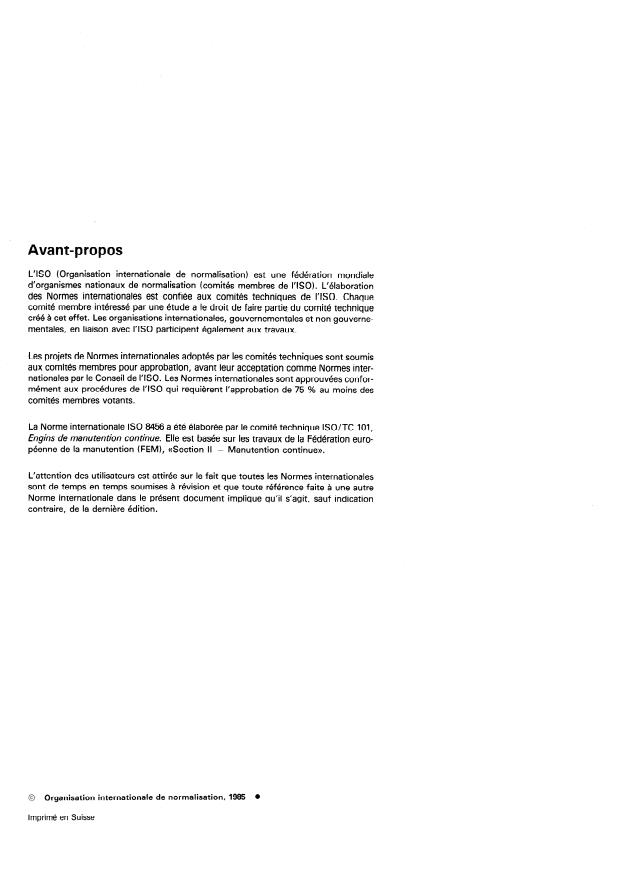 ISO 8456:1985 ISO 8456:1985 - Equipements de stockage de produits en vrac -- Code de sécurité - Page 2 preview