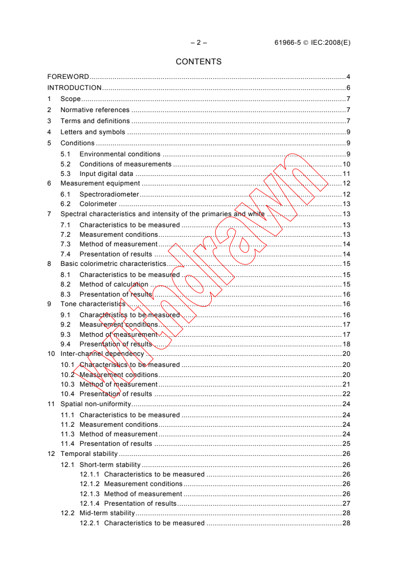IEC 61966-5:2008 IEC 61966-5:2008 - Multimedia systems and equipment - Colour measurement and management - Part 5: Equipment using plasma display panels
Released:11/13/2008
Isbn:9782889105915 - Page 4 preview