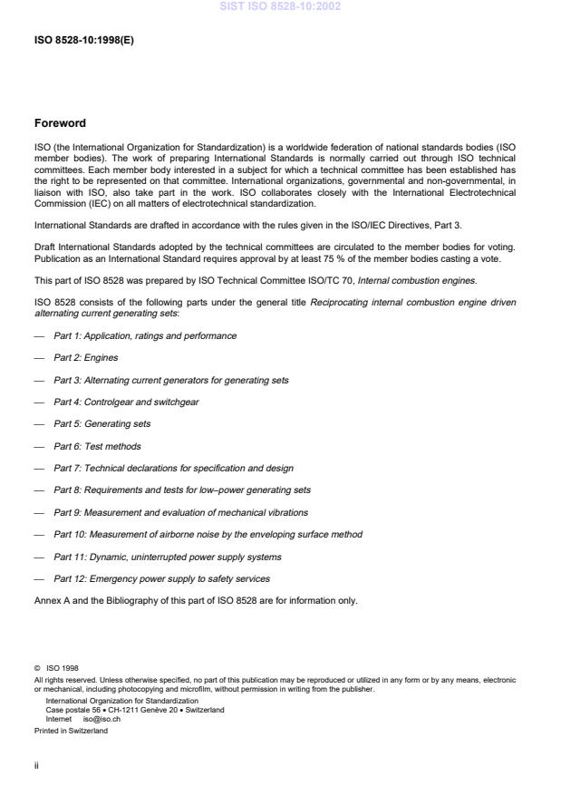 ISO 8528-10:1998 ISO 8528-10:2002 - Page 4 preview