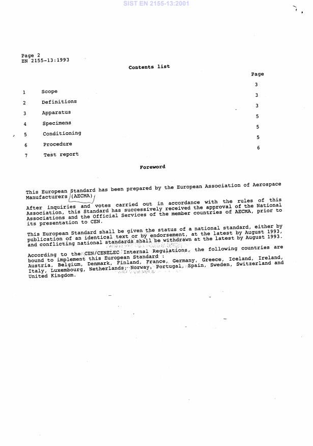 EN 2155-13:1993 EN 2155-13:2001 - Page 4 preview