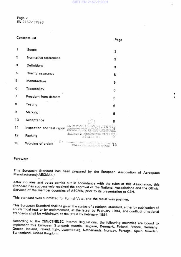 SIST EN 2157-1:2001 SIST EN 2157-1:2001 - Page 4 preview