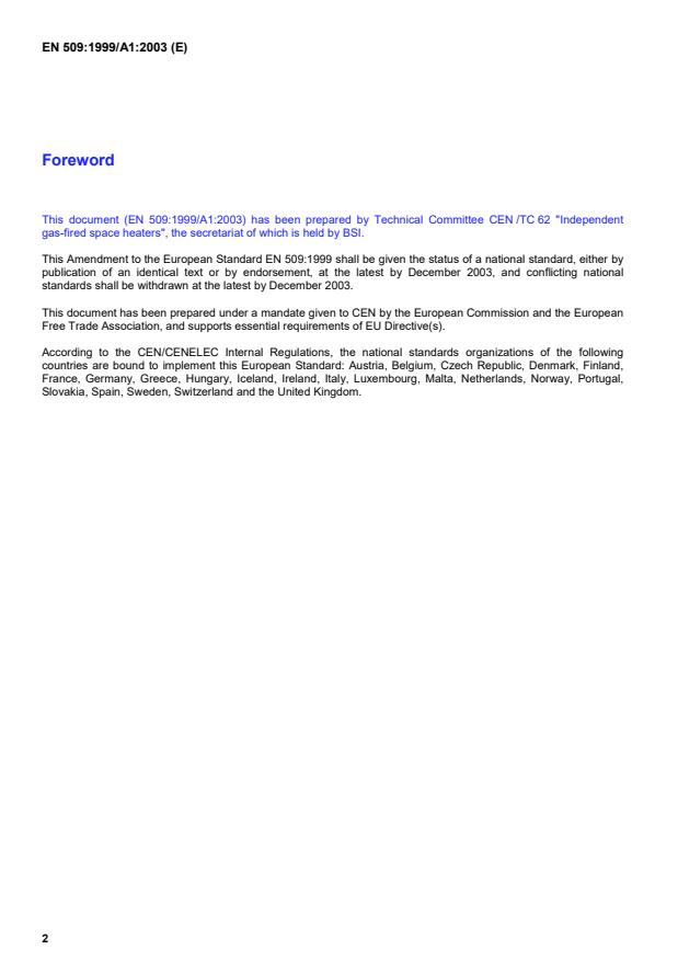 EN 509:1999/A1:2003 EN 509:2001/A1:2004 - Page 4 preview