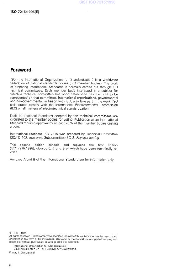 ISO 7215:1995 ISO 7215:1998 - Page 4 preview
