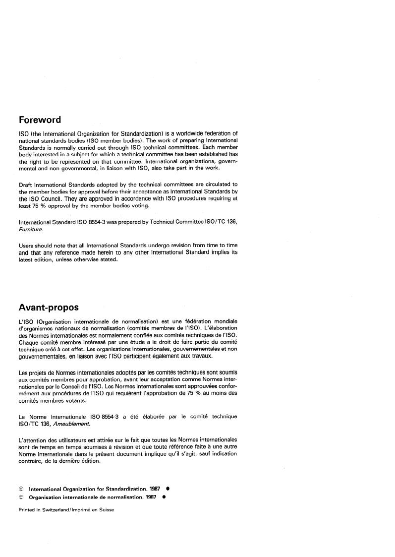 ISO 8554-3:1987 - Hardware for furniture — Terms for furniture locks