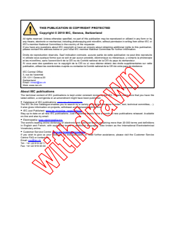 IEC TR 62362:2010 IEC TR 62362:2010 - Selection of optical fibre cable specifications relative to mechanical, ingress, climatic or electromagnetic characteristics - Guidance
Released:5/19/2010
Isbn:9782889109418 - Page 2 preview