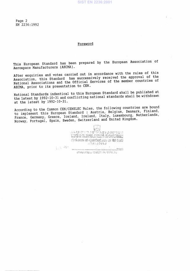 SIST EN 2236:2001 SIST EN 2236:2001 - Page 4 preview