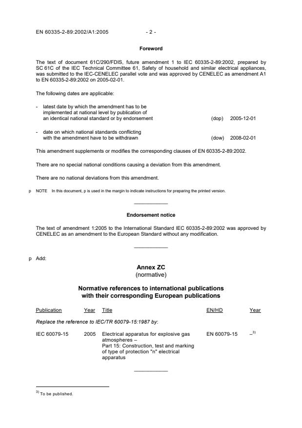 EN 60335-2-89:2002/A1:2005 EN 60335-2-89:2003/A1:2005 - Page 4 preview