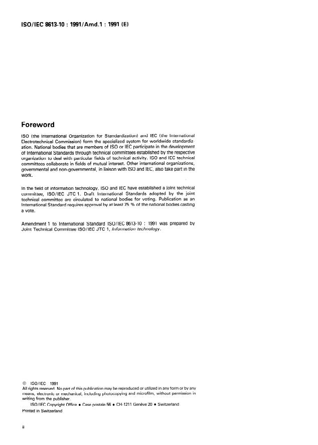 ISO/IEC 8613-10:1991/Amd 1:1991 ISO/IEC 8613-10:1991/Amd 1:1991 - Formal specification of the document profile - Page 2 preview