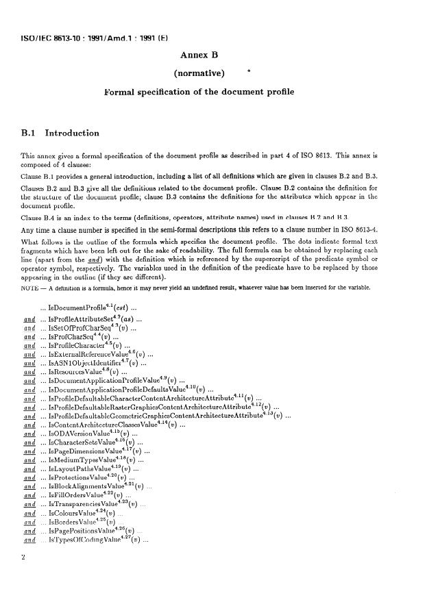 ISO/IEC 8613-10:1991/Amd 1:1991 ISO/IEC 8613-10:1991/Amd 1:1991 - Formal specification of the document profile - Page 4 preview