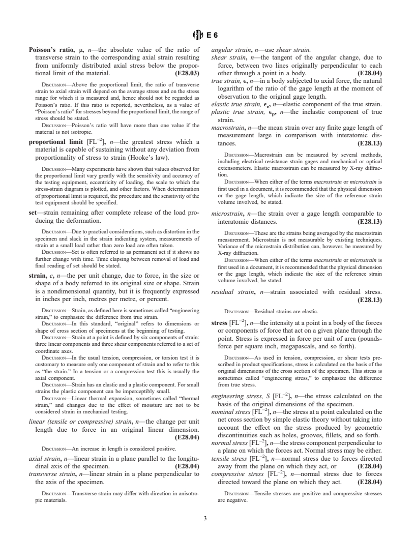 ASTM E6-99e1 - Standard Terminology Relating to Methods of Mechanical Testing