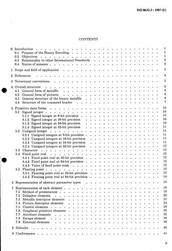 ISO 8632-3:1987 - Information processing systems -- Computer graphics -- Metafile for the storage and transfer of picture description information