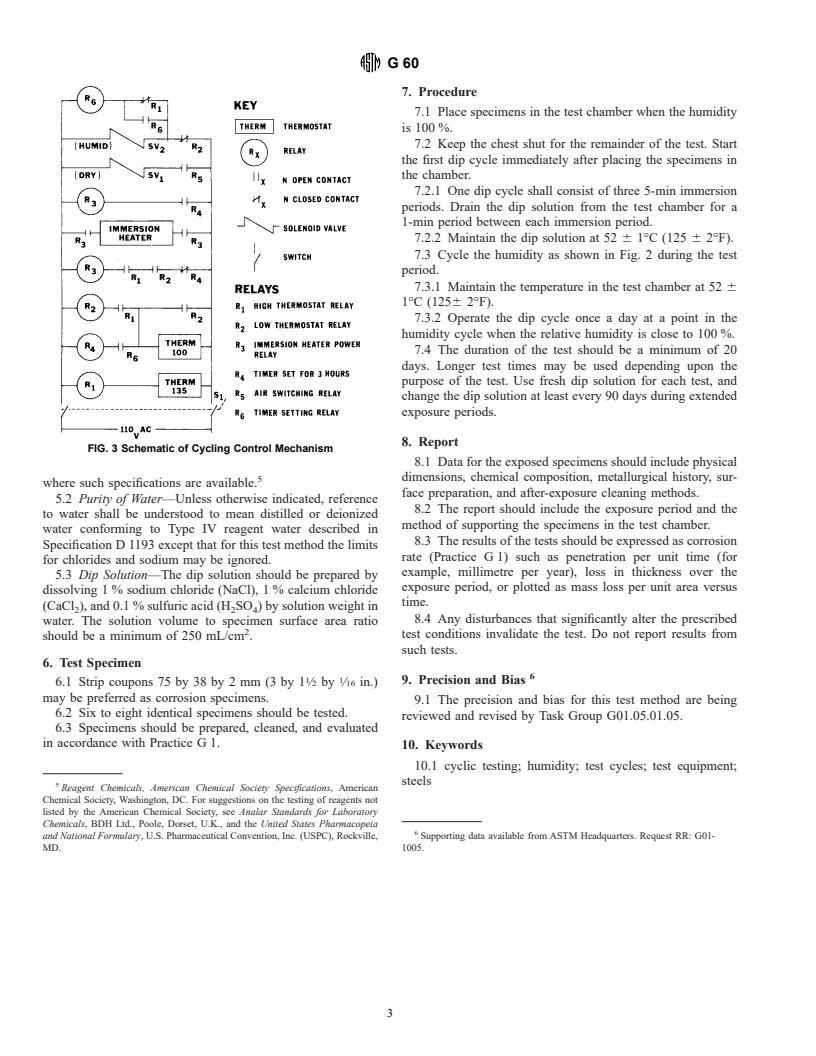 ASTM G60-95 - Standard Practice for Conducting Cyclic Humidity Tests