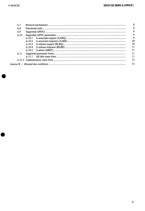 ISO/IEC 8650-2:1995 - Technologies de l'information -- Interconnexion de systemes ouverts (OSI) -- Spécification du protocole pour l'élément de service de contrôle d'association: Formulaire de déclaration de conformité d'une instance de protocole (PICS)