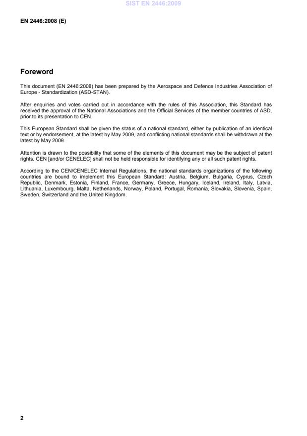 EN 2446:2008 EN 2446:2009 - Page 4 preview