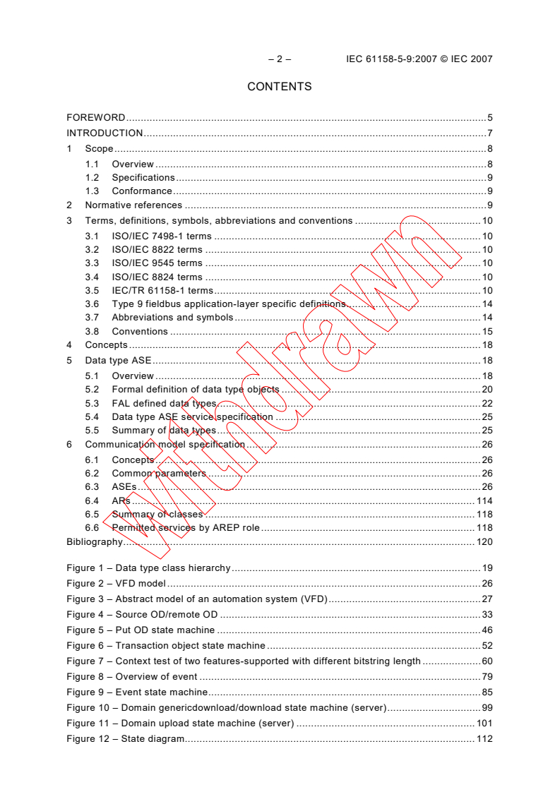 IEC 61158-5-9:2007 IEC 61158-5-9:2007 - Industrial communication networks - Fieldbus specifications - Part 5-9: Application layer service definition - Type 9 elements
Released:12/14/2007
Isbn:9782832219492 - Page 4 preview