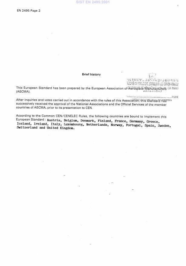 EN 2495:1990 EN 2495:2001 - Page 4 preview