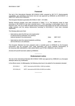 EN 61000-6-1:2007 - Page 4 preview