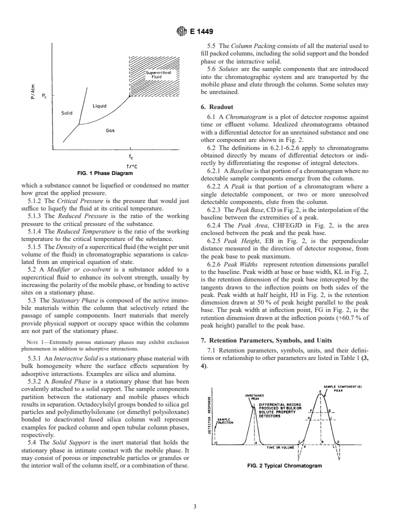 ASTM E1449-92 - Standard Guide for Supercritical Fluid Chromatography Terms and Relationships