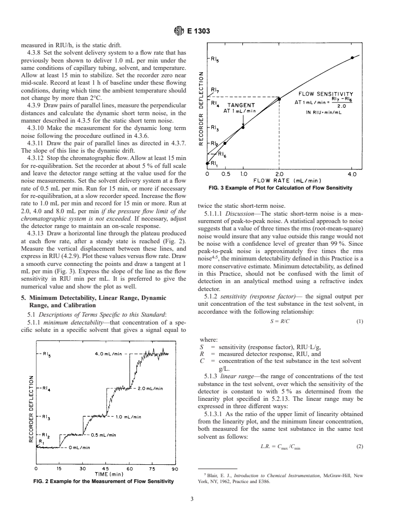 ASTM E1303-95 - Practice for Refractive Index Detectors Used in Liquid Chromatography