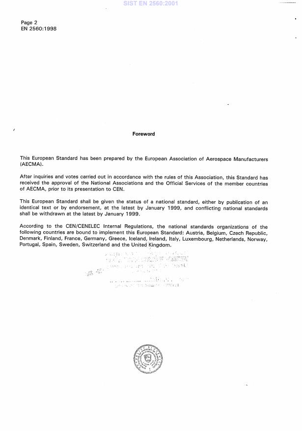 SIST EN 2560:2001 SIST EN 2560:2001 - Page 4 preview