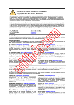 IEC 61347-2-3:2011+AMD1:2016 CSV - Lamp control gear - Part 2-3: Particular requirements for a.c. and/or d.c. supplied electronic control gear for fluorescent lamps
Released:7/15/2016
Isbn:9782832235393 - Page 2 preview