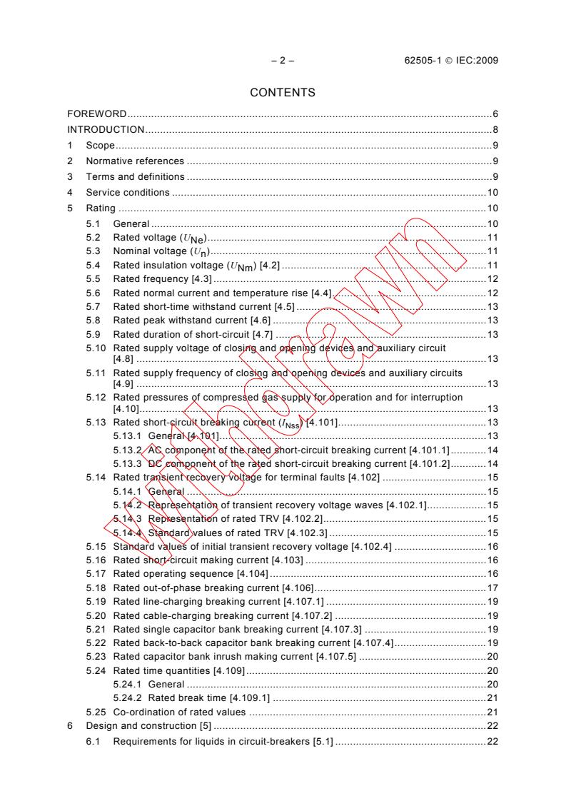 IEC 62505-1:2009 IEC 62505-1:2009 - Railway applications - Fixed installations - Particular requirements for a.c. switchgear - Part 1: Single-phase circuit-breakers with <i>U</i><sub>n</sub> above 1 kV
Released:3/10/2009 - Page 4 preview