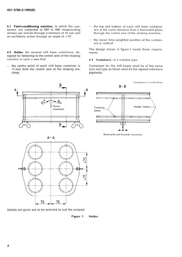 ISO 8780-2:1990 ISO 8780-2:1990 - Pigments and extenders -- Methods of dispersion for assessment of dispersion characteristics - Page 4 preview