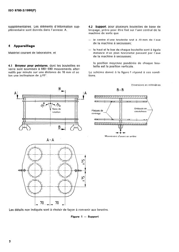 ISO 8780-2:1990 ISO 8780-2:1990 - Pigments et matieres de charge -- Méthodes de dispersion pour évaluer la dispersibilité - Page 4 preview