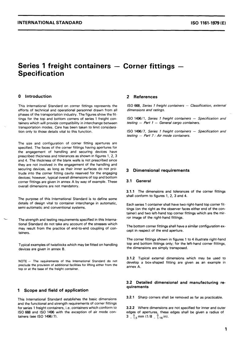 ISO 1161:1979 - Title missing - Legacy paper document
Released:1/1/1979