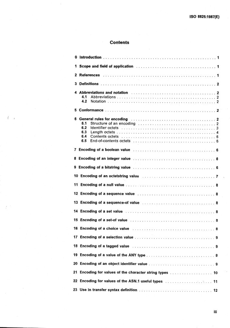 ISO 8825:1987 - Information processing systems — Open Systems Interconnection — Specification of Basic Encoding Rules for Abstract Syntax Notation ONE (ASN.1)
Released:10/29/1987