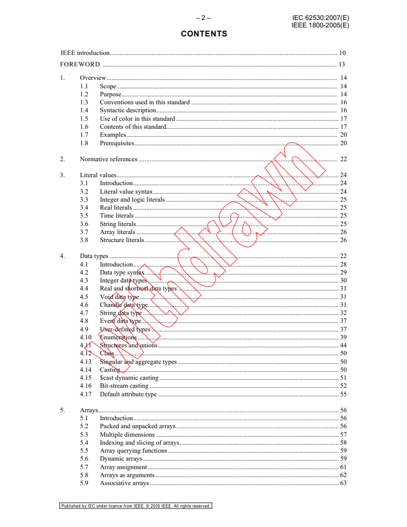 IEC 62530:2007 IEC 62530:2007 - Standard for SystemVerilog - Unified Hardware Design, Specification, and Verification Language
Released:11/7/2007
Isbn:2831893496 - Page 4 preview