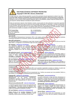 IEC 62561-1:2012 - Lightning protection system components (LPSC) - Part 1: Requirements for connection components
Released:2/10/2012 - Page 2 preview