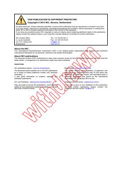 IEC 62561-1:2012 - Lightning protection system components (LPSC) - Part 1: Requirements for connection components
Released:2/10/2012 - Page 2 preview