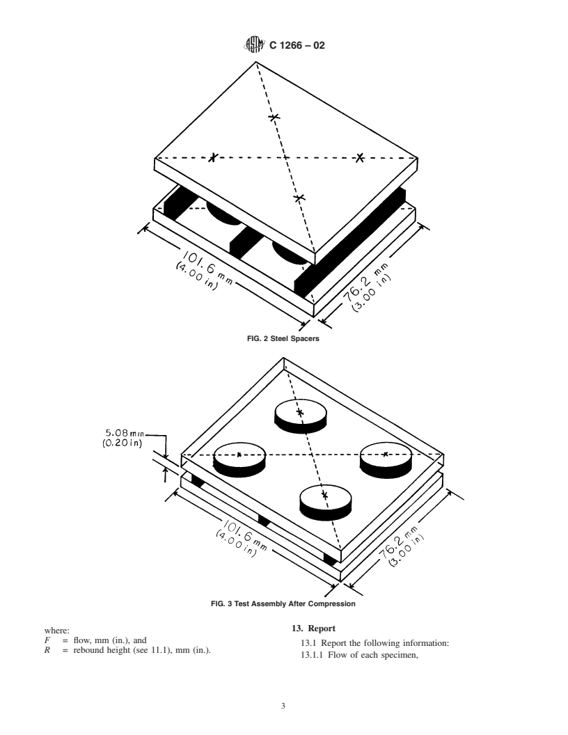 ASTM C1266-02 - Standard Test Method for Flow Characteristics of Preformed Tape Sealants