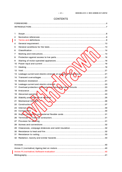 IEC 60335-2-9:2008+AMD1:2012 CSV - Household and similar electrical appliances - Safety - Part 2-9: Particular requirements for grills, toasters and similar portable cooking appliances
Released:11/13/2012
Isbn:9782832204849 - Page 4 preview