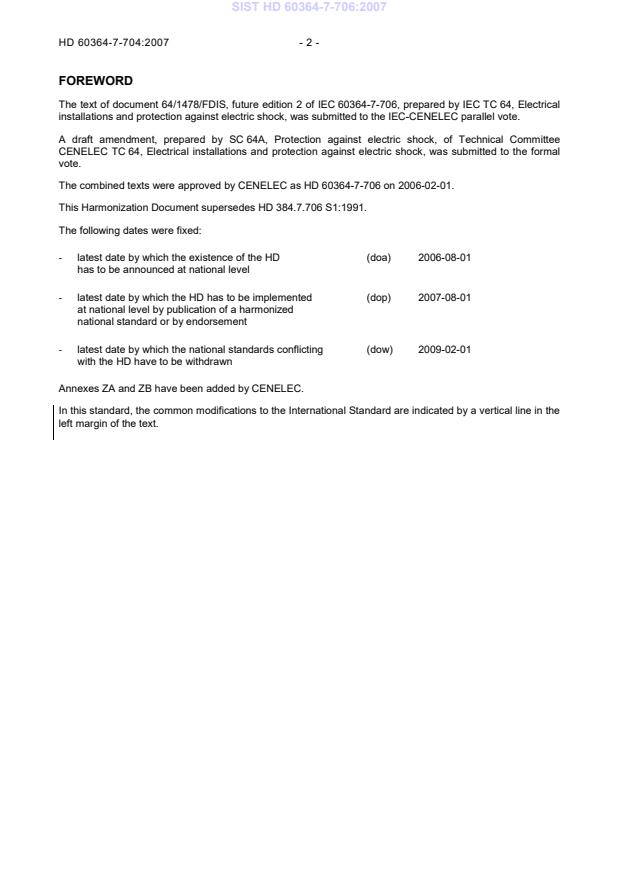 SIST HD 60364-7-706:2007 SIST HD 60364-7-706:2007 - Page 4 preview