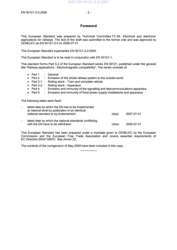 EN 50121-3-2:2006 EN 50121-3-2:2007 - Page 4 preview