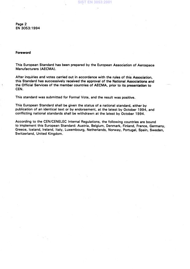 EN 3053:1994 EN 3053:2001 - Page 4 preview