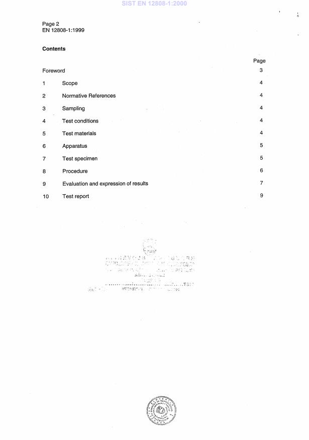 EN 12808-1:1999 EN 12808-1:2000 - Page 4 preview