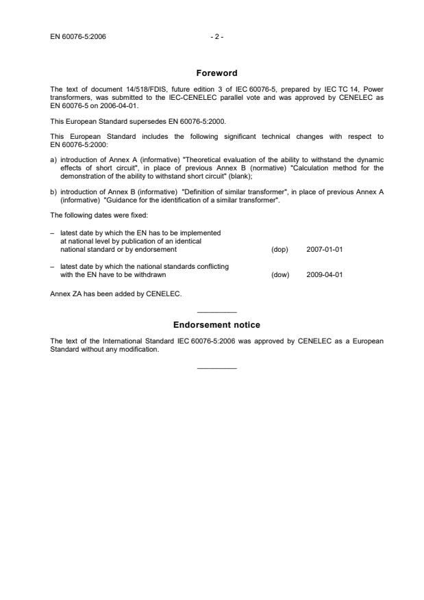 EN 60076-5:2006 EN 60076-5:2006 - Page 4 preview