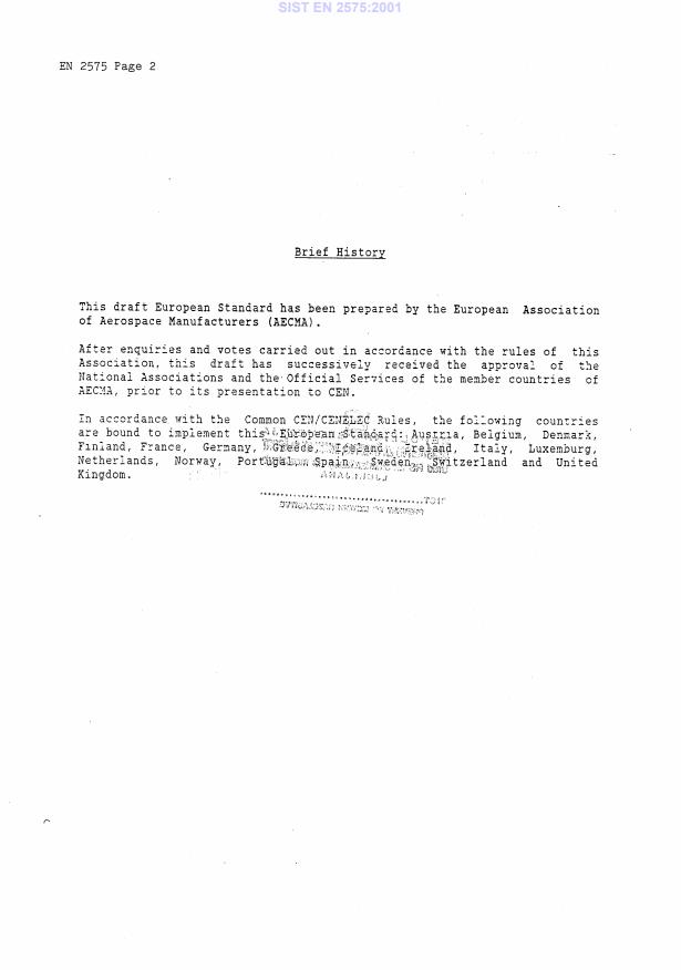 EN 2575:1989 EN 2575:2001 - Page 4 preview