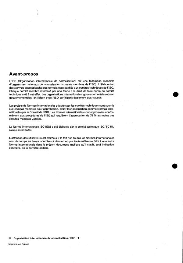 ISO/TR 8953:1987 ISO/TR 8953:1987 - Tractors and self-propelled machines for agriculture and forestry— Test method for performance of air-conditioning system - Page 2 preview