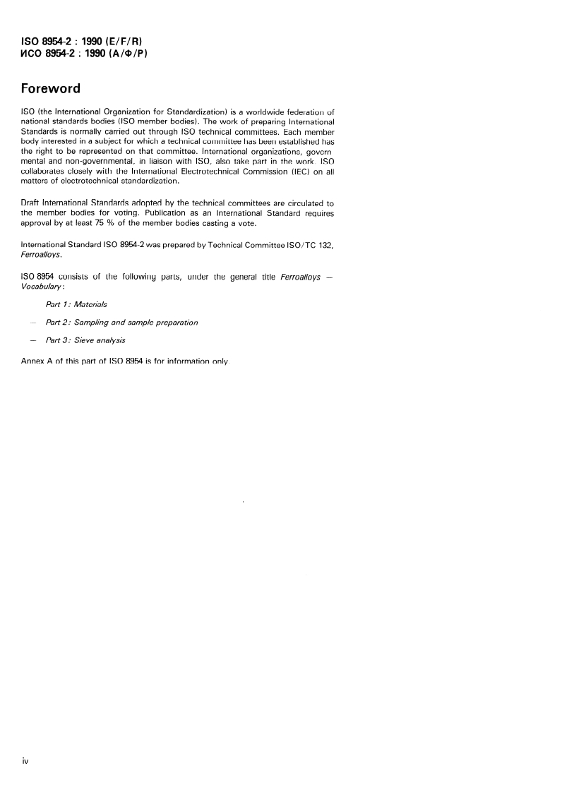 SIST ISO 8954-2:2000 ISO 8954-2:1990 - Ferroalloys — Vocabulary — Part 2: Sampling and sample preparation
Released:9/13/1990 - Page 4 preview