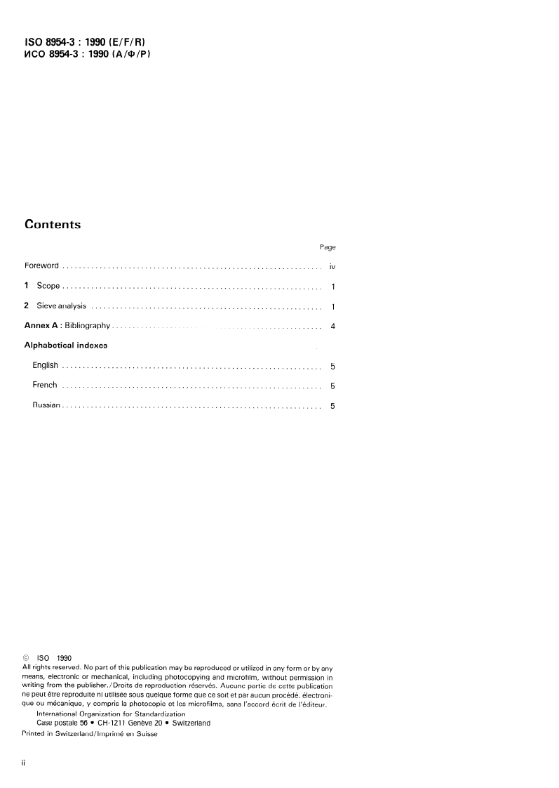 SIST ISO 8954-3:2000 ISO 8954-3:1990 - Ferroalloys — Vocabulary — Part 3: Sieve analysis
Released:9/13/1990 - Page 2 preview