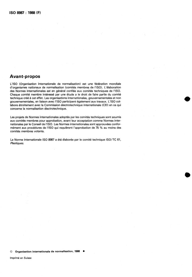 ISO 8987:1988 ISO 8987:1988 - Plastics — Phenolic resins — Determination of reactivity on a B-transformation test plate
Released:11/24/1988 - Page 2 preview