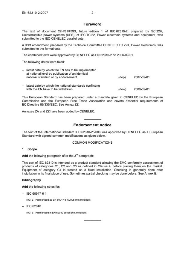 SIST EN 62310-2:2008 SIST EN 62310-2:2008 - Page 4 preview