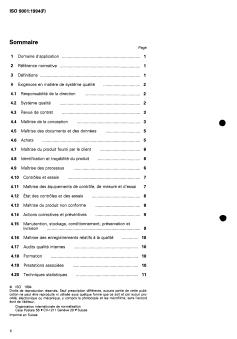 ISO 9001:1987 ISO 9001:1987 - Quality systems — Model for quality assurance in design/development, production, installation and servicing
Released:3/19/1987 - Page 2 preview