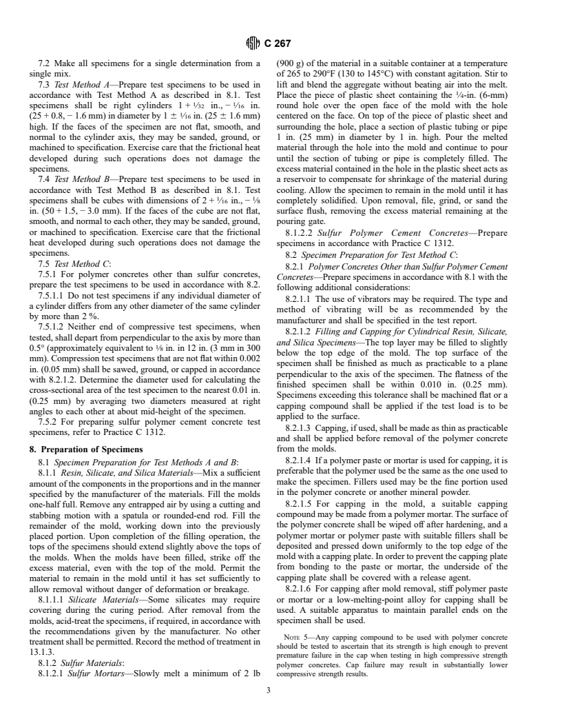 ASTM C267-97 - Standard Test Methods for Chemical Resistance of Mortars ...