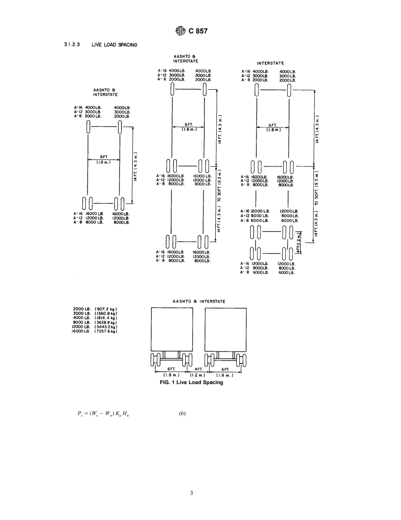 ASTM C857-95 - Standard Practice for Minimum Structural Design Loading for Underground Precast Concrete Utility Structures